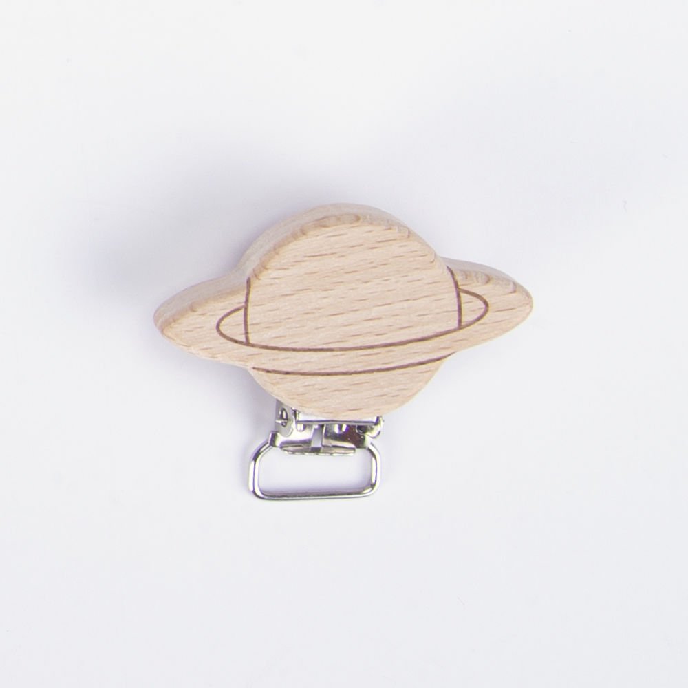 WOODEN PACIFIER CLIP