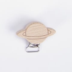 WOODEN PACIFIER CLIP