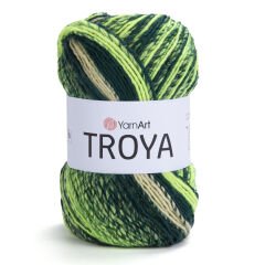YARNART TROYA - MULTICOLOR KNITTING YARN VARIEGATED - 2109