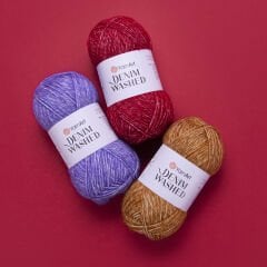YARNART DENIM WASHED - MELANGE KNITTING YARN