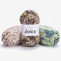 YARNART DOLCE - MULTICOLOR VELVET KNITTING YARN