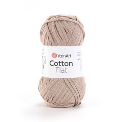 YARNART COTTON FLAT - KNITTING YARN BEIGE - 6704