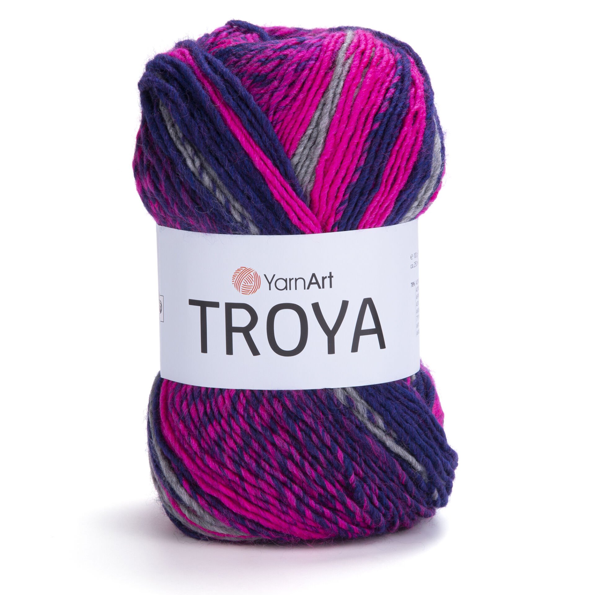 YARNART TROYA - MULTICOLOR KNITTING YARN VARIEGATED - 2112