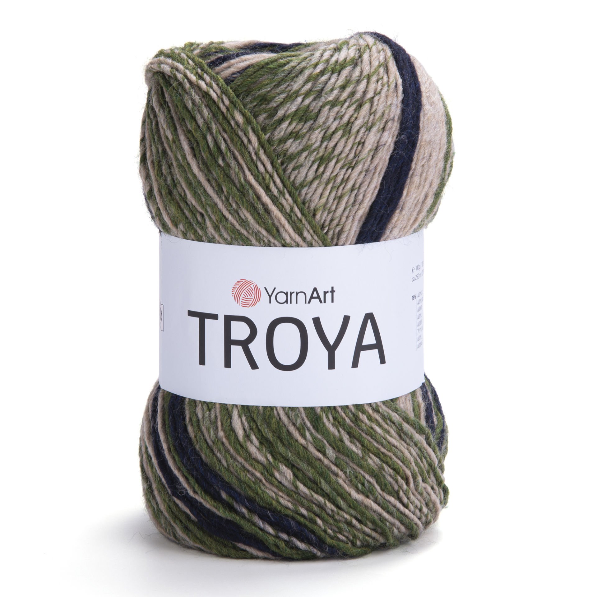 YARNART TROYA - MULTICOLOR KNITTING YARN VARIEGATED - 2113