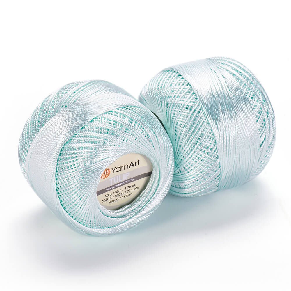 YARNART TULIP - SPARKLY LACE YARN AQUAMARINE - 471