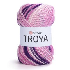 YARNART TROYA - MULTICOLOR KNITTING YARN VARIEGATED - 2114