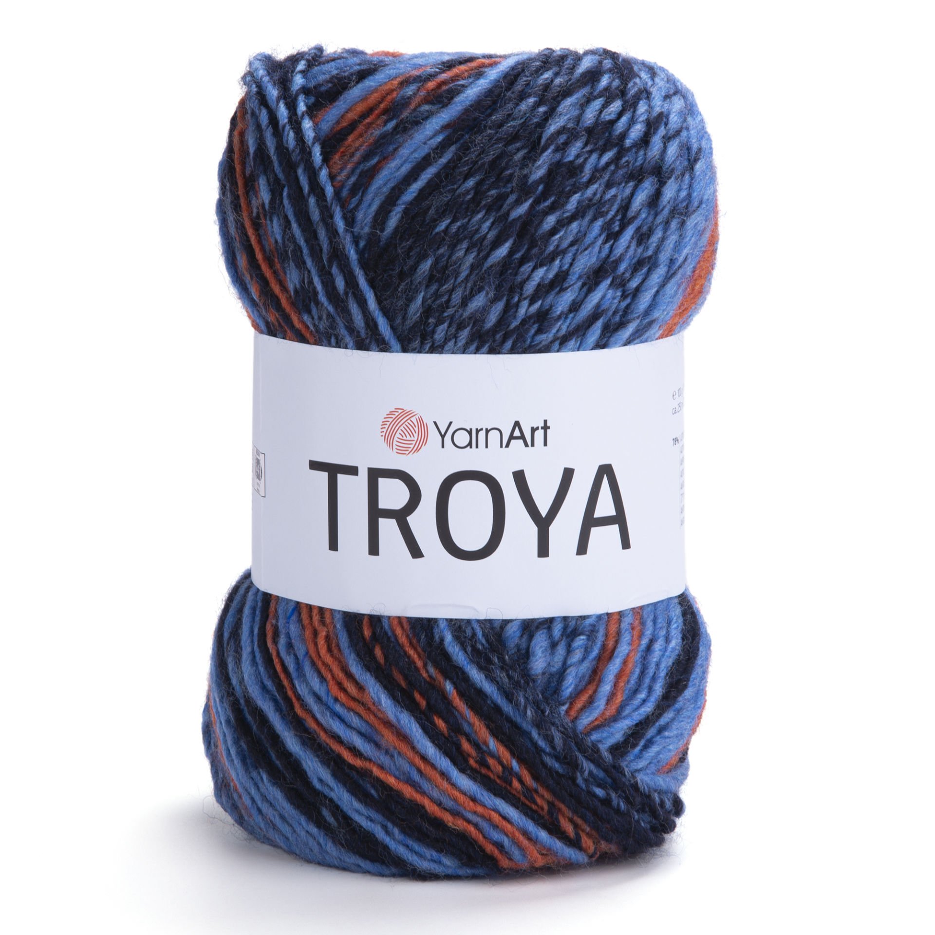 YARNART TROYA - MULTICOLOR KNITTING YARN VARIEGATED - 2115