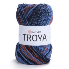 YARNART TROYA - MULTICOLOR KNITTING YARN VARIEGATED - 2115