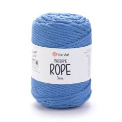 YARNART MACRAME ROPE 5 MM - MACRAME CORD DARK BLUE - 786
