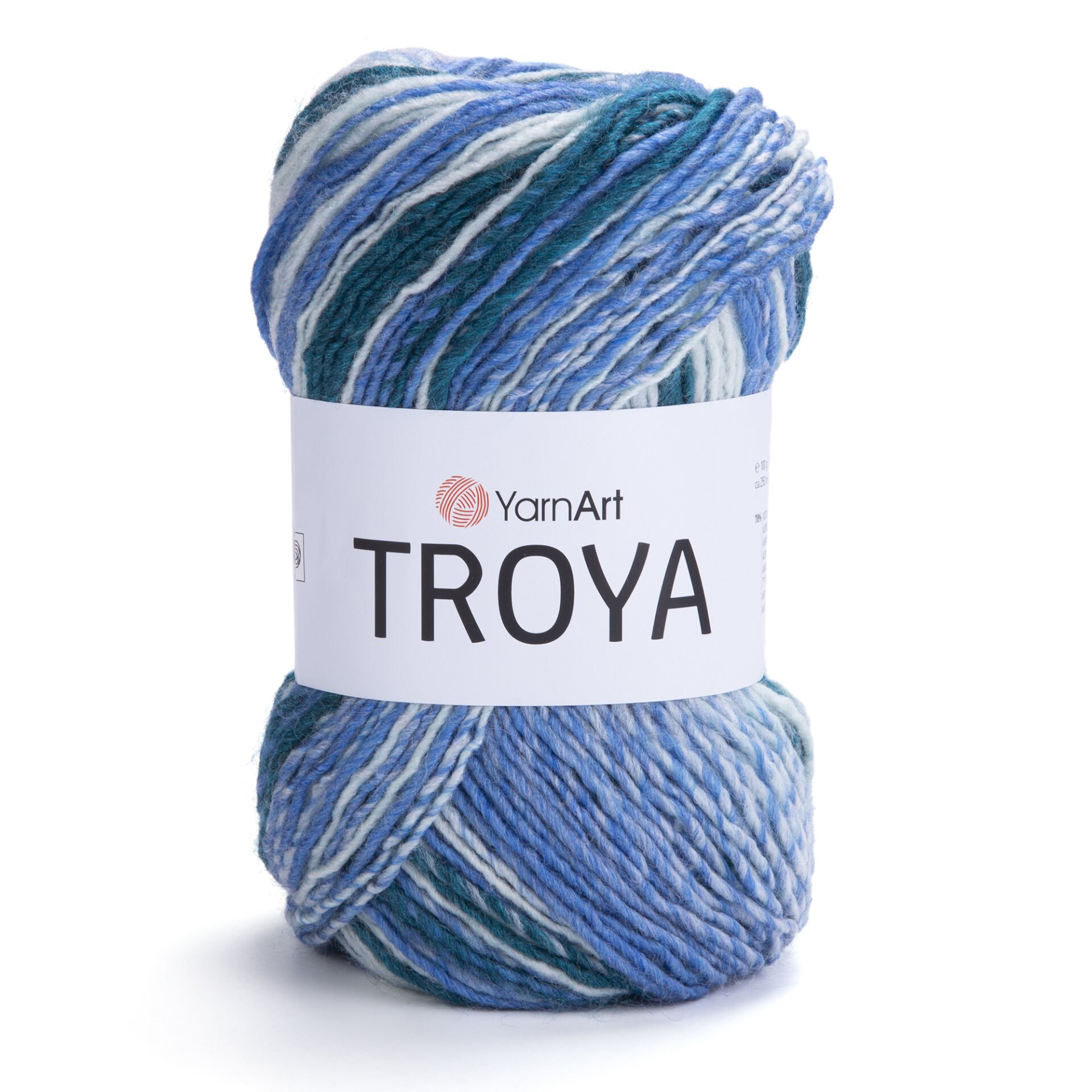 YARNART TROYA - MULTICOLOR KNITTING YARN VARIEGATED - 2117