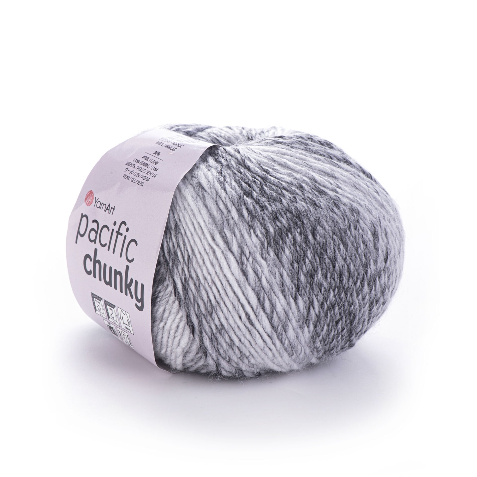 YARNART PACIFIC CHUNKY - MULTICOLOR KNITTING YARN VARIEGATED - 300