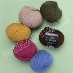 YARNART IMPERIAL MERINO - KNITTING YARN PINK - 3323