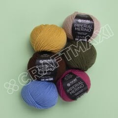 YARNART IMPERIAL MERINO - KNITTING YARN PINK - 3323