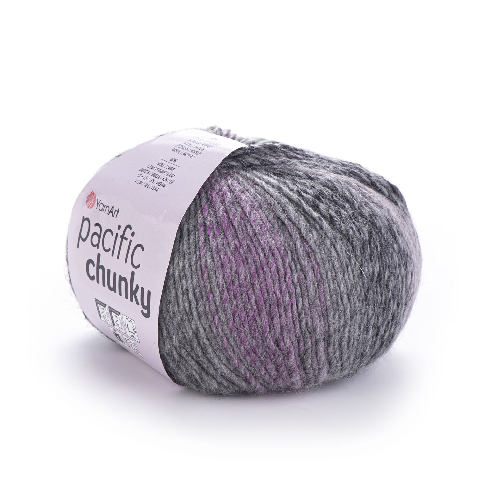 YARNART PACIFIC CHUNKY - MULTICOLOR KNITTING YARN VARIEGATED - 303