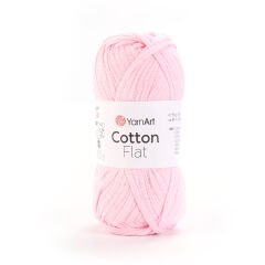 YARNART COTTON FLAT - KNITTING YARN PINK - 6715