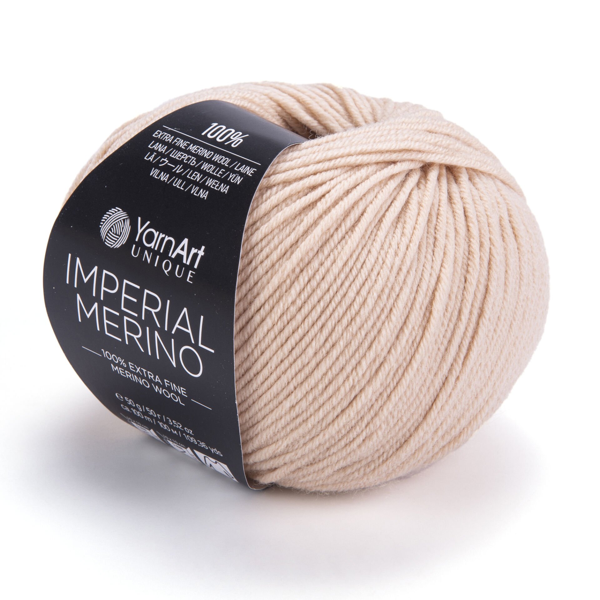 YARNART IMPERIAL MERINO - KNITTING YARN BEIGE - 3305
