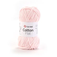 YARNART COTTON FLAT - KNITTING YARN PINK - 6716