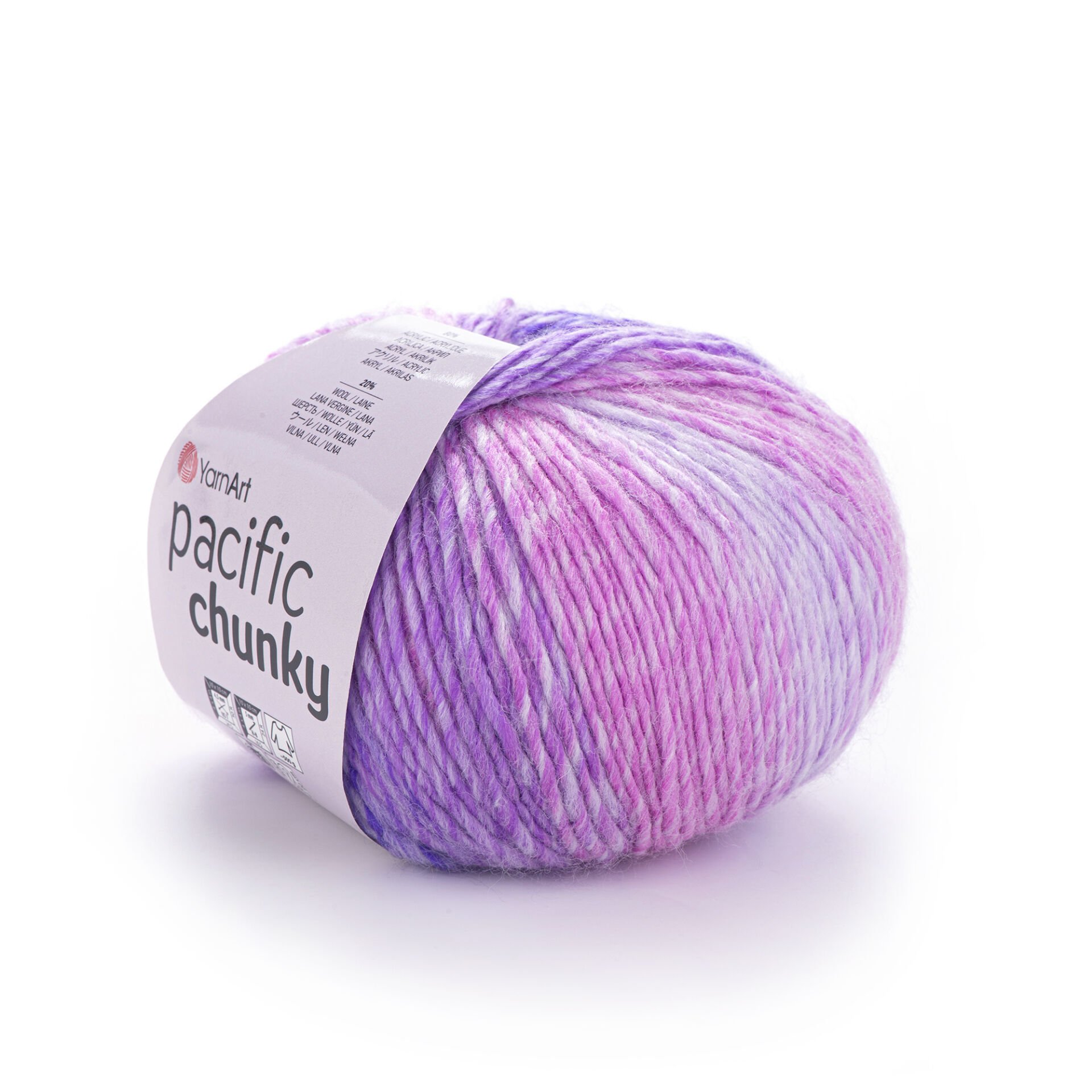 YARNART PACIFIC CHUNKY - MULTICOLOR KNITTING YARN VARIEGATED - 306