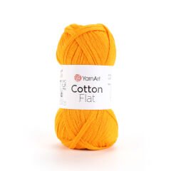 YARNART COTTON FLAT - KNITTING YARN ORANGE - 6719