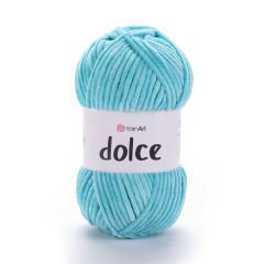 YARNART DOLCE - VELVET KNITTING YARN TURQUOISE - 746