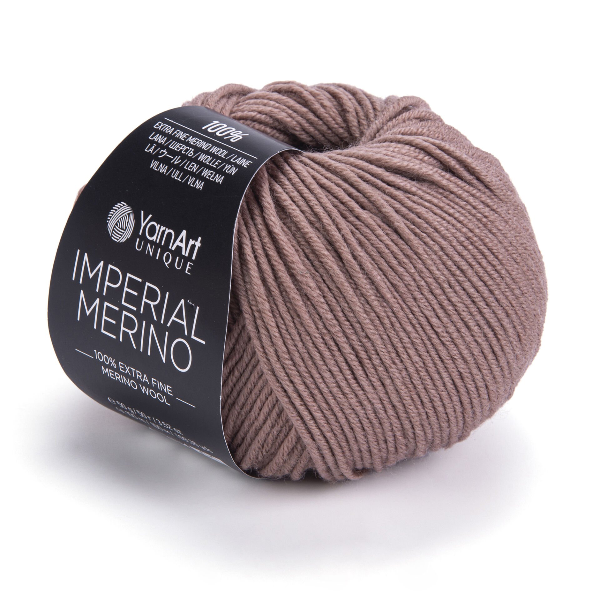 YARNART IMPERIAL MERINO - KNITTING YARN BROWN - 3310