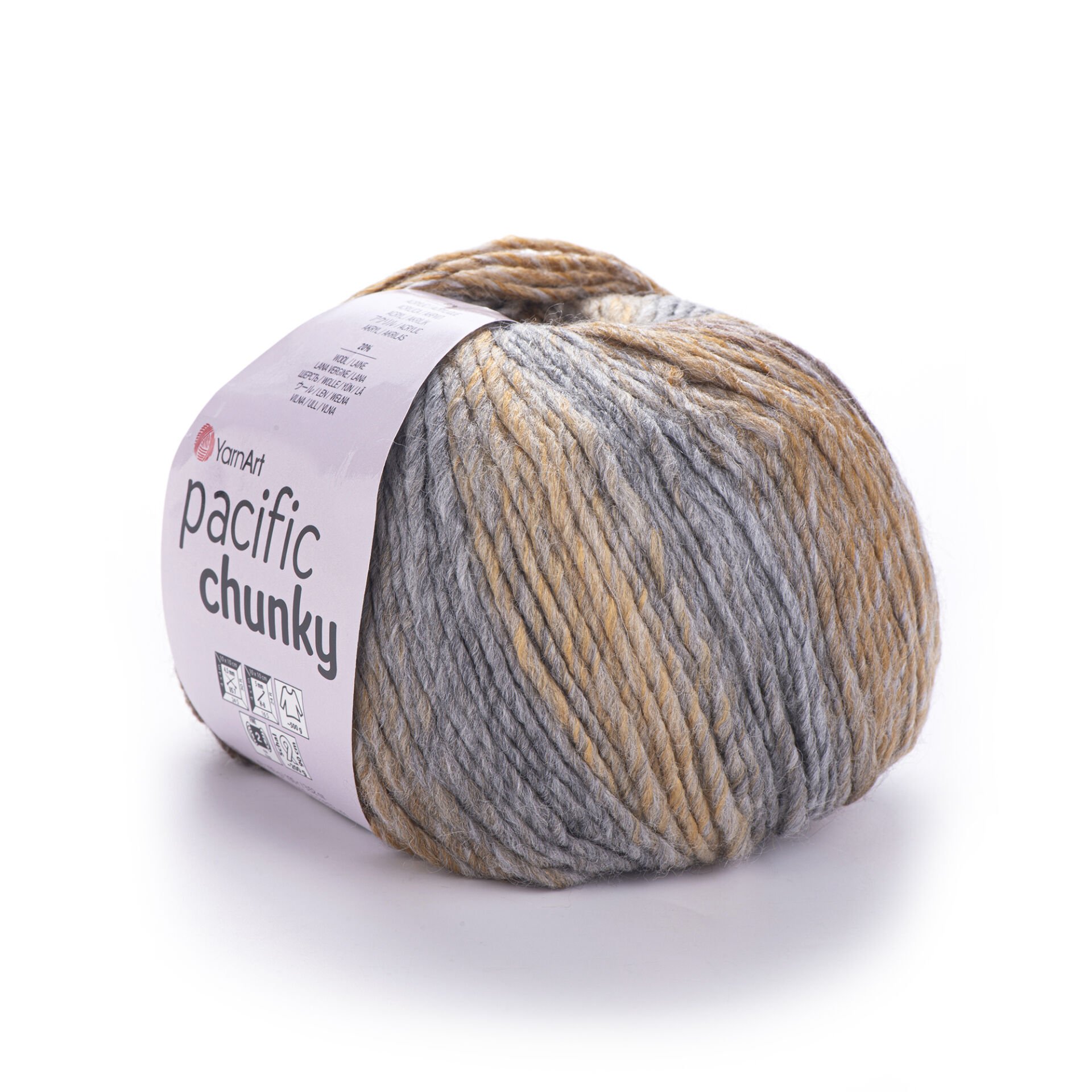 YARNART PACIFIC CHUNKY - MULTICOLOR KNITTING YARN VARIEGATED - 311