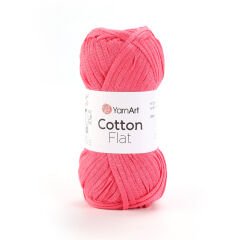 YARNART COTTON FLAT - KNITTING YARN FUCHSIA - 6723