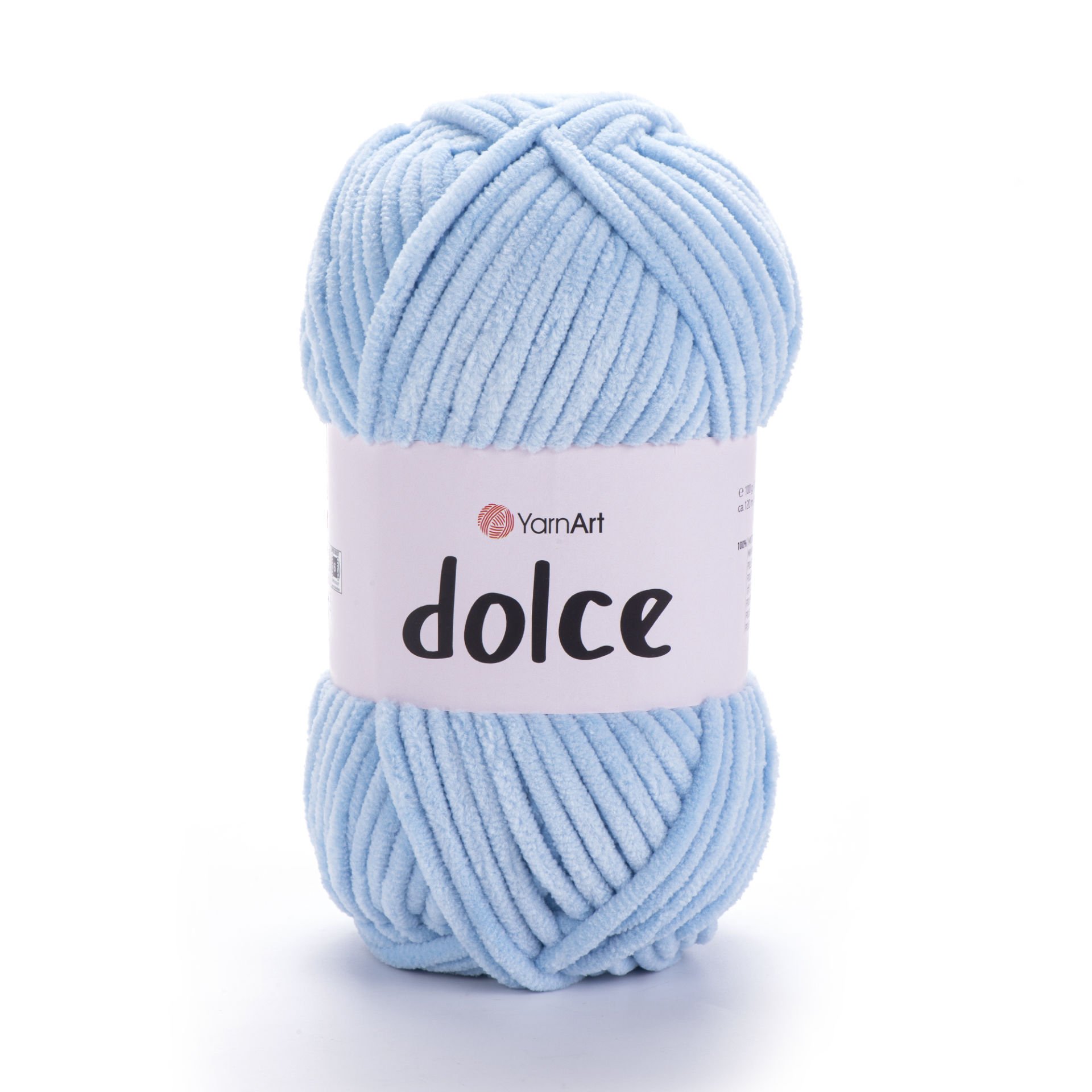YARNART DOLCE - VELVET KNITTING YARN BABY BLUE - 749