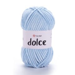 YARNART DOLCE - VELVET KNITTING YARN BABY BLUE - 749