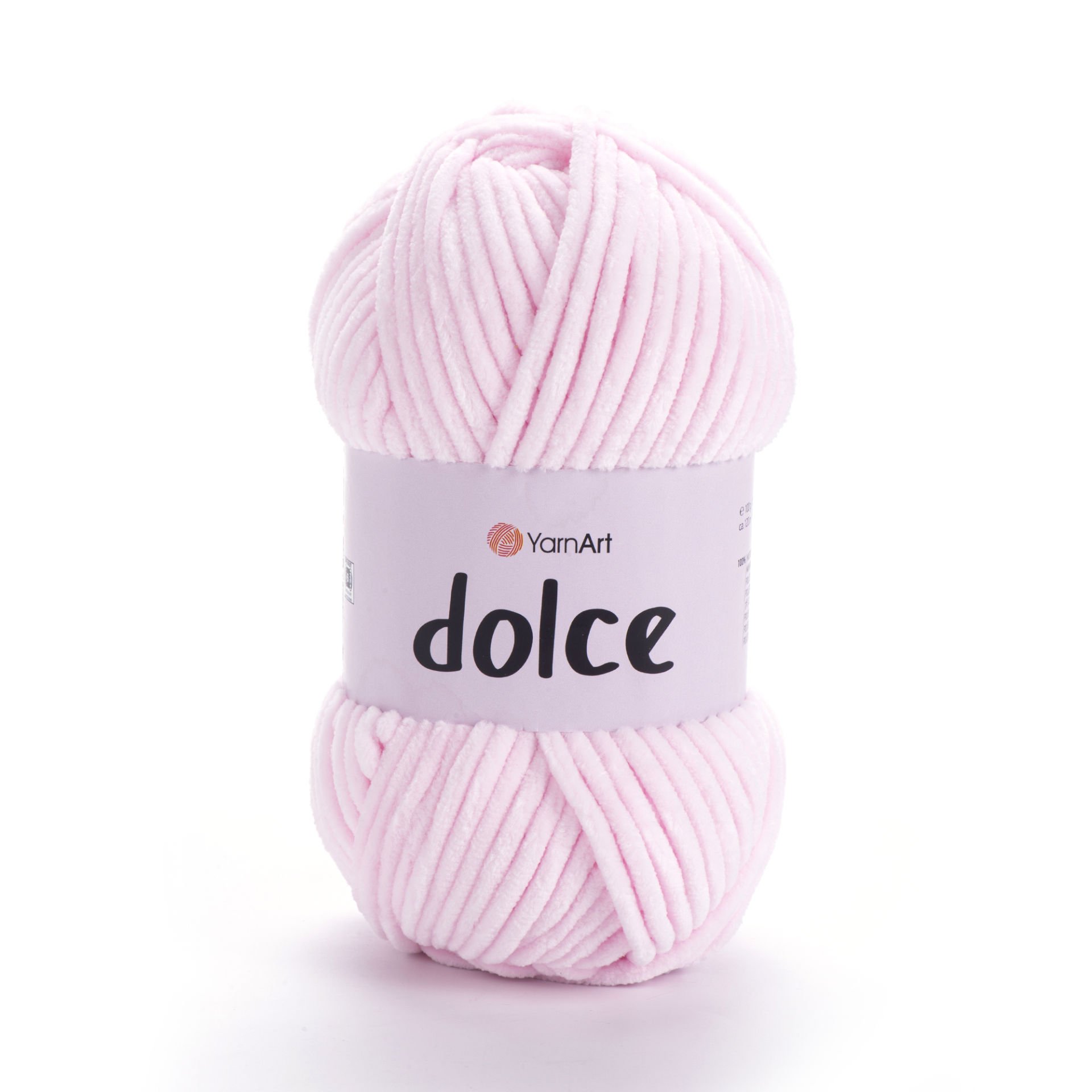 YARNART DOLCE - VELVET KNITTING YARN PINK - 750