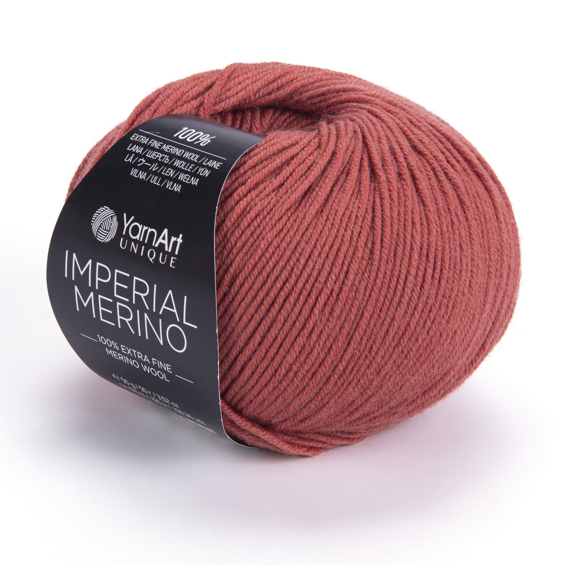 YARNART IMPERIAL MERINO - KNITTING YARN TERRACOTTA - 3314
