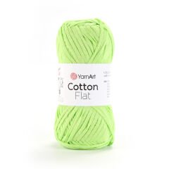 YARNART COTTON FLAT - KNITTING YARN GREEN - 6727