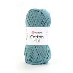YARNART COTTON FLAT - KNITTING YARN PETROL GREEN - 6729