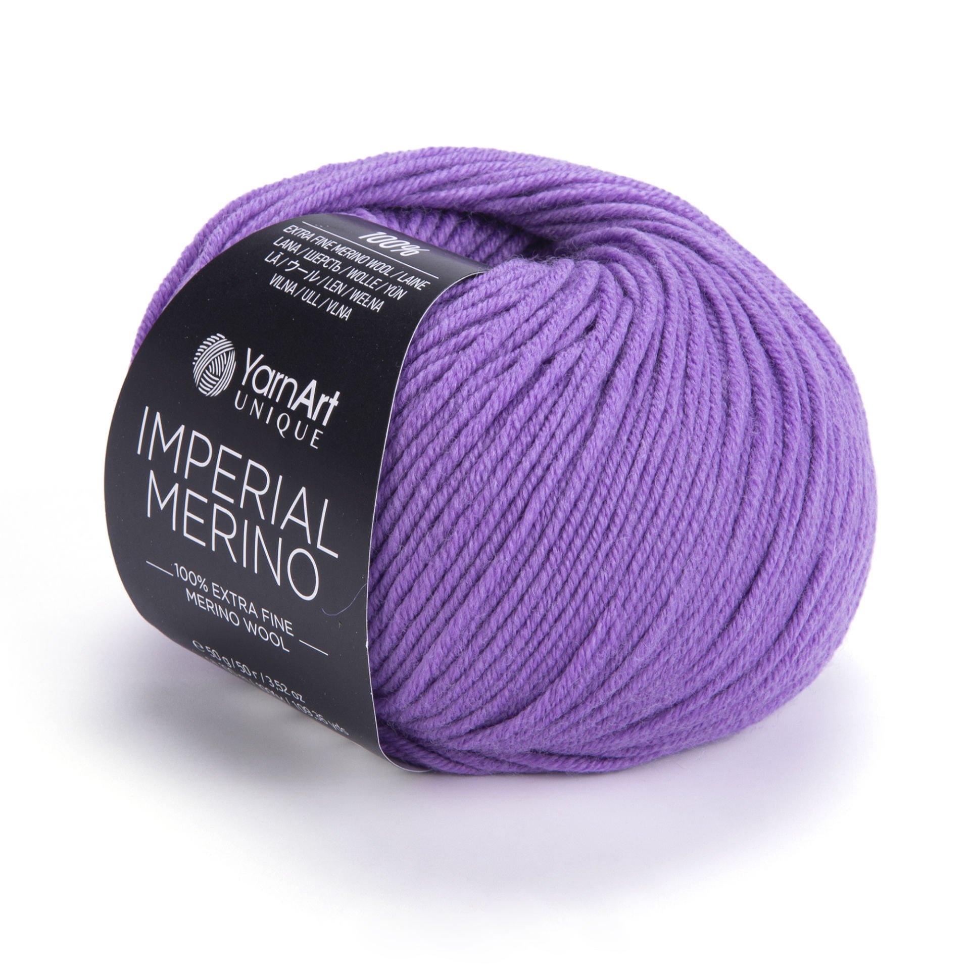 YARNART IMPERIAL MERINO - KNITTING YARN PURPLE - 3321