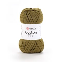 YARNART COTTON FLAT - KNITTING YARN GREEN - 6731