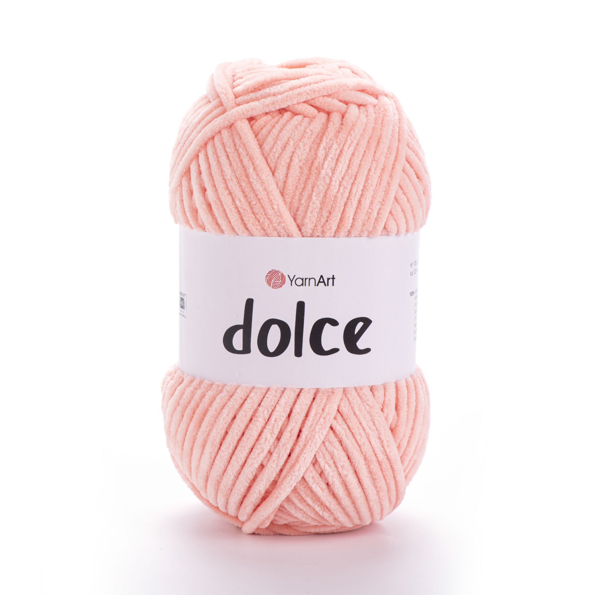 YARNART DOLCE - VELVET KNITTING YARN SALMON - 764