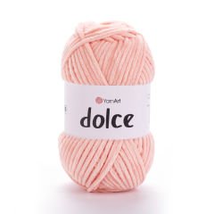 YARNART DOLCE - VELVET KNITTING YARN SALMON - 764