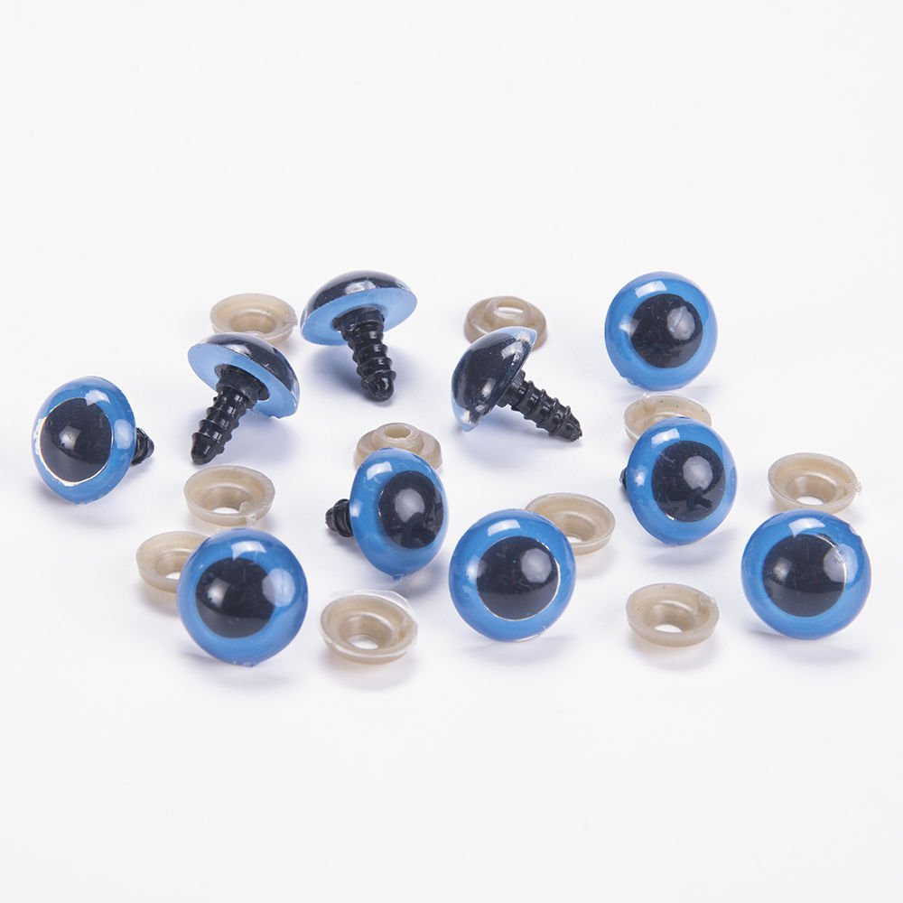 AMIGURUMI BLUE EYES - 5 PAIRS 16 MM