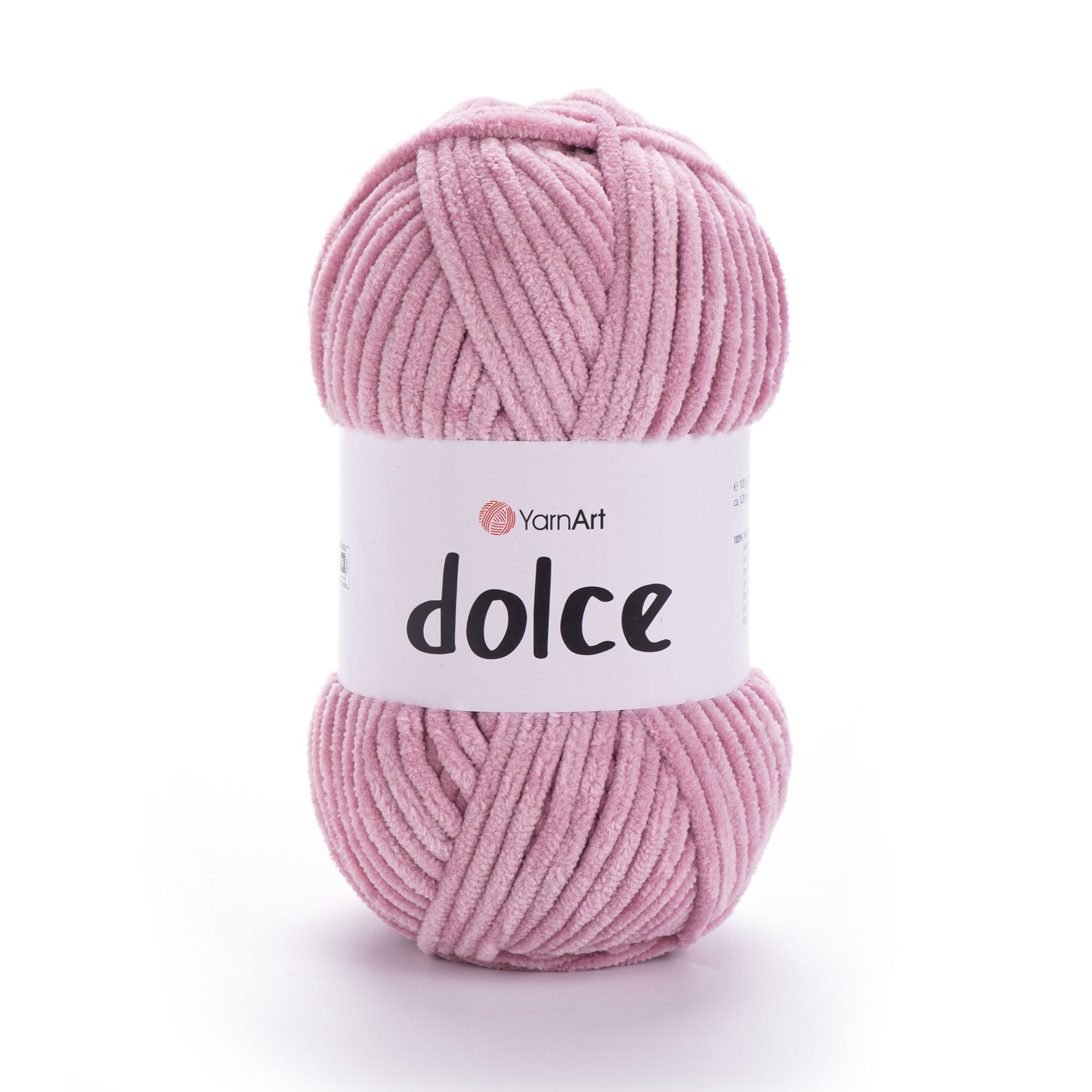 YARNART DOLCE - VELVET KNITTING YARN DARK PINK - 769