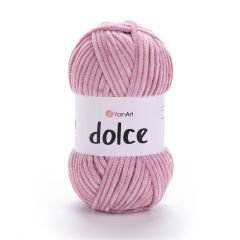 YARNART DOLCE - VELVET KNITTING YARN DARK PINK - 769