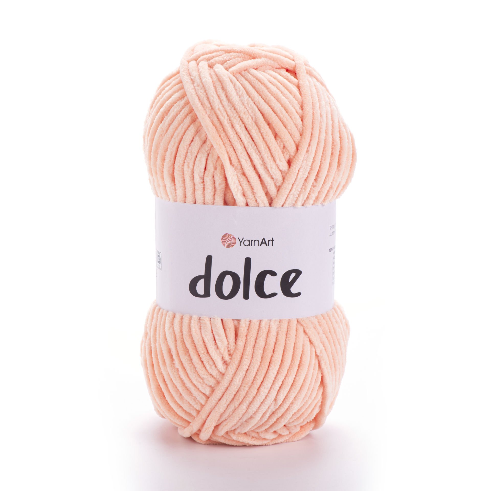 YARNART DOLCE - VELVET KNITTING YARN PINKISH ORANGE - 773