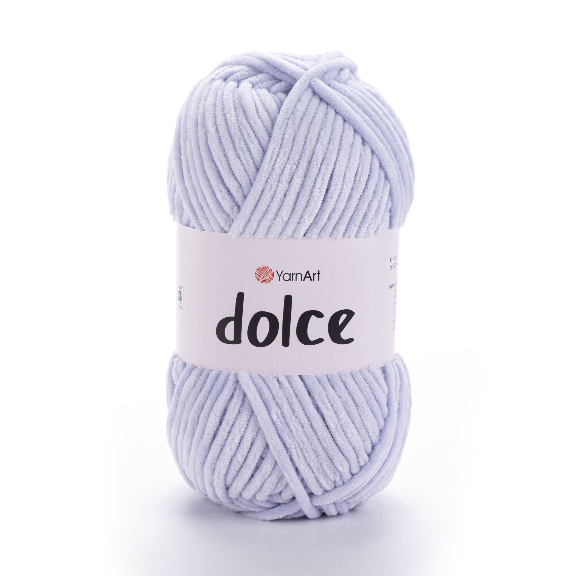 YARNART DOLCE - VELVET KNITTING YARN ICE BLUE - 776