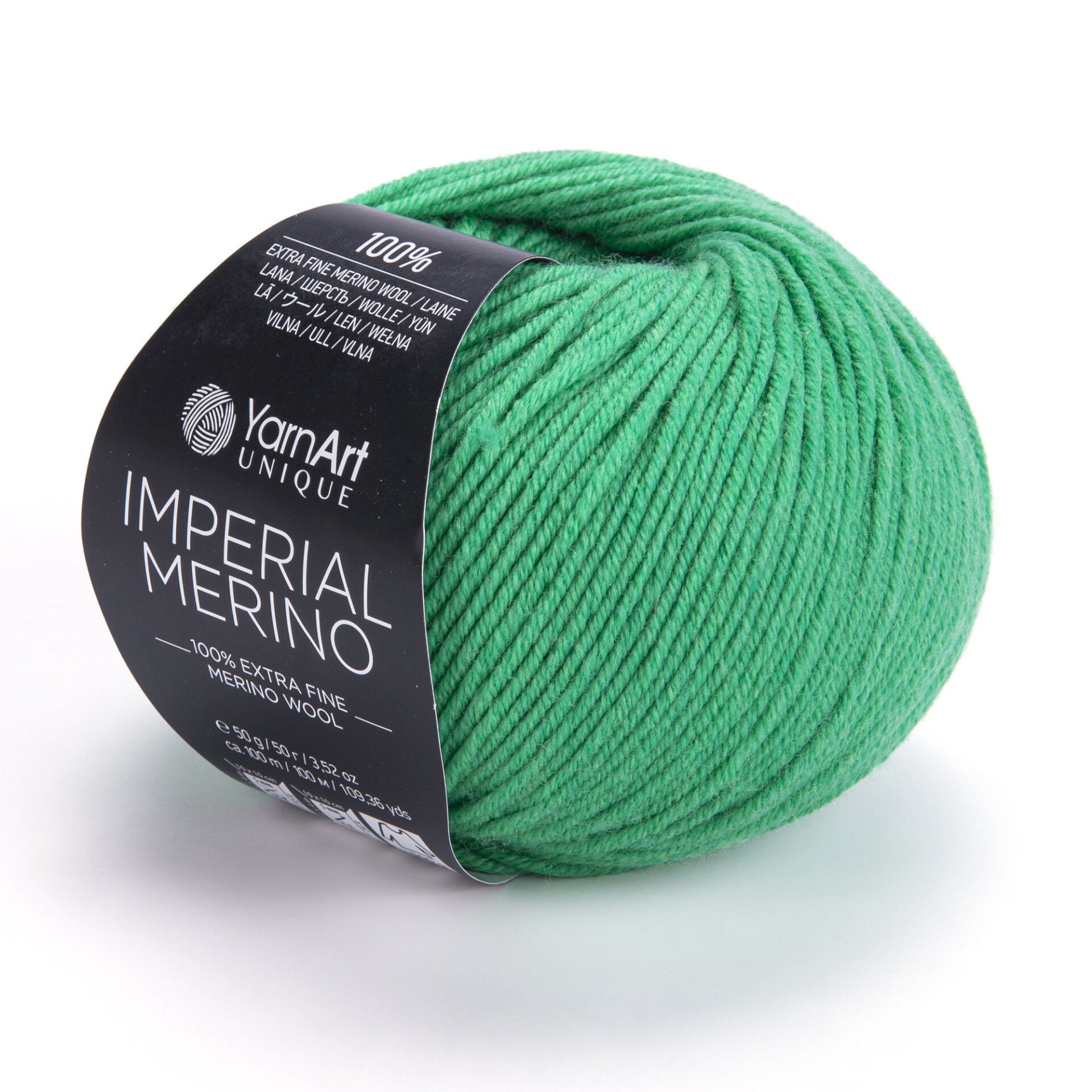YARNART IMPERIAL MERINO - KNITTING YARN GREEN - 3332