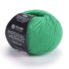 YARNART IMPERIAL MERINO - KNITTING YARN GREEN - 3332