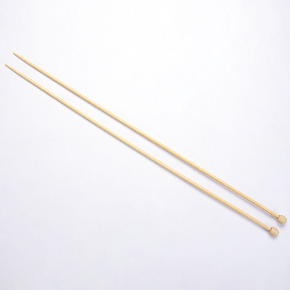 BAMBOO KNITTING NEEDLE 35 CM 3.5 MM