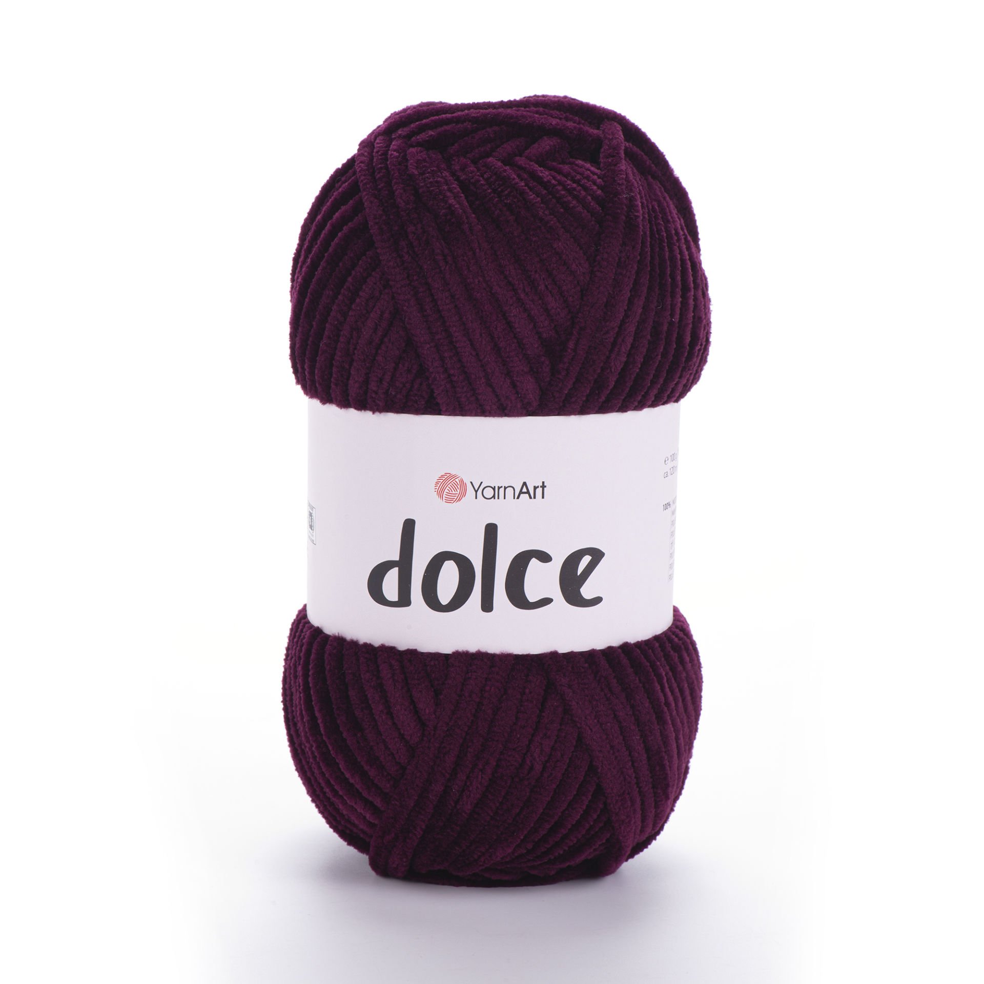 YARNART DOLCE - VELVET KNITTING YARN PLUM - 780