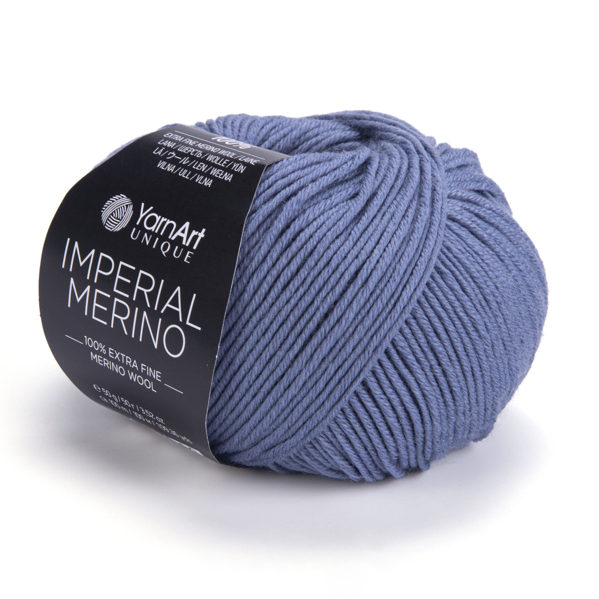 YARNART IMPERIAL MERINO - KNITTING YARN DENIM BLUE - 3336