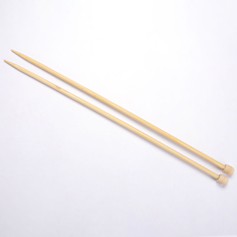 BAMBOO KNITTING NEEDLE 35 CM 6 MM