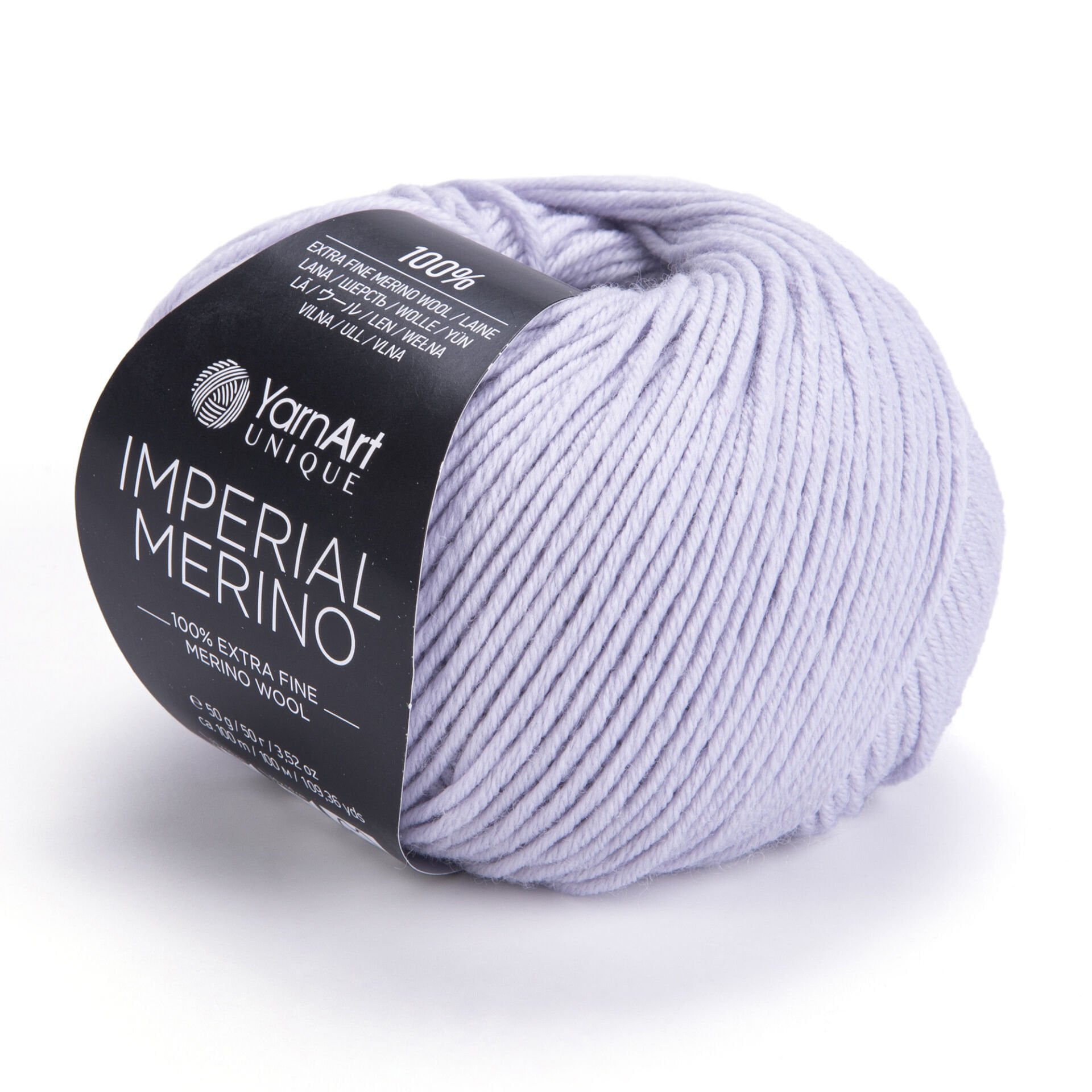 YARNART IMPERIAL MERINO - KNITTING YARN LIGHT GREY - 3338