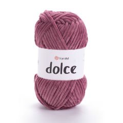 YARNART DOLCE - VELVET KNITTING YARN DUSTY ROSE - 751
